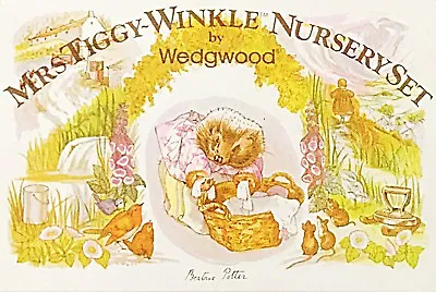 Buy Cheap Brand New Mrs Tiggy Winkle Nursery Set By Wedgwood Cup, Bowl & Plate Set • 45£