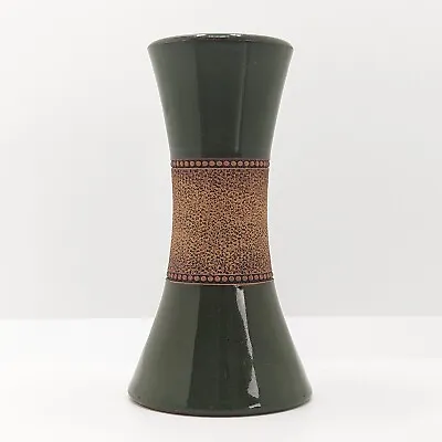 Buy Antique Lovatt Langley Mill Stoneware Vase In Green Glaze, Early 20th Century • 23£