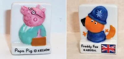 Buy Papa Pig And Freddy Fox Free Standing  Ceramics - Mint Condition • 4.99£