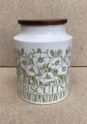 Buy Vintage Hornsea Pottery Fleur Large Biscuit Barrel Storage Jar • 14.99£