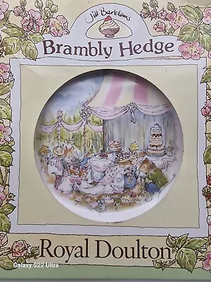 Buy Royal Doulton Brambly Hedge The Wedding Plate 20cm/8inches Boxed ❤️ • 22£