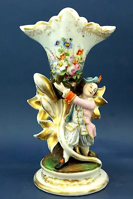 Buy OLD PARIS Jacob Petit VASE Porcelain 1800 19th XIX Louis Philippe FRANCE Sevres • 367£