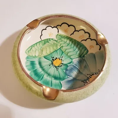 Buy Ceramic Ashtray Gray's Pottery Floral Hand Painted 10cm Stoke Trent England VTG • 16.95£