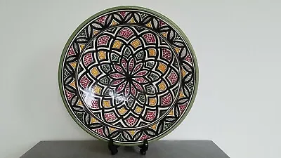 Buy Large Persian Middle East Glazed Pottery Bowl • 175£