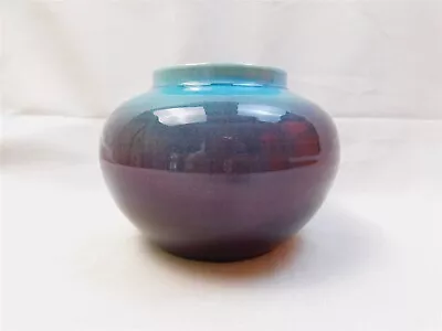 Buy Vintage Pisgah Forest Turquoise Purple Pottery 1941 Vase  • 60.48£