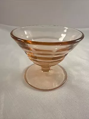 Buy One Pink Depression Glass Sherbet Bowl Block Optic Hockings Glass Co 1920’s • 7.67£