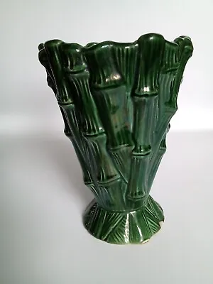 Buy Vintage Sylvac Green Bamboo Vase • 3£
