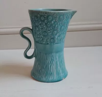 Buy Large 8  Vintage Blue Burlington Ware Jug Vase • 16.50£