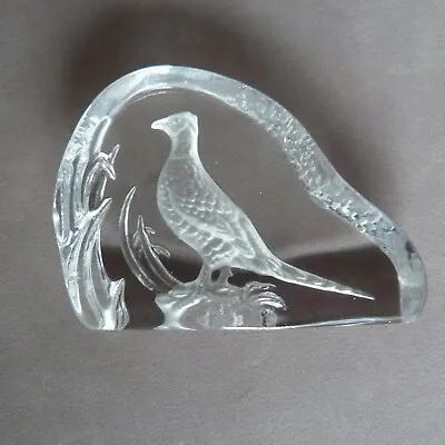 Buy Wedgwood Crystal Paperweight - Grouse Pheasant • 9.99£