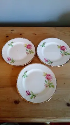 Buy Set Of 3 Vintage Swinnertons Luxor Vellum Tea Plates, Good Condition • 10£