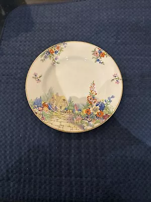 Buy Vintage 1930's  Decorative Plate Swinnertons Old English Gardens • 8£