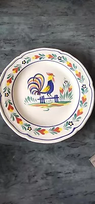 Buy Vintage Pornic French Studio Art Pottery Cock Collectors Plate • 1£