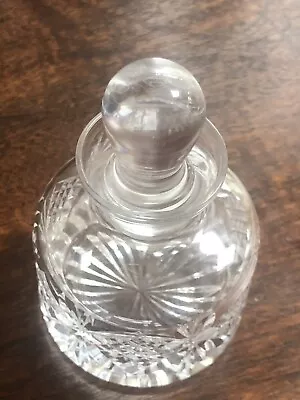 Buy Vintage Perfume Bottle With Teardrop Stopper Ornate Cut Glass/crystal #1 • 9.99£
