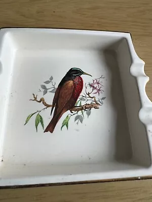 Buy Carlton Ware Ceramic Ashtray With Bird Design • 6£
