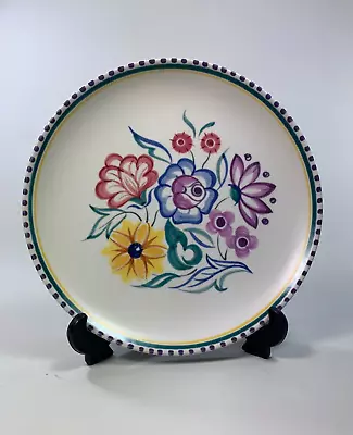 Buy Poole Pottery Vintage Floral Decorative Plate 9  • 9.95£