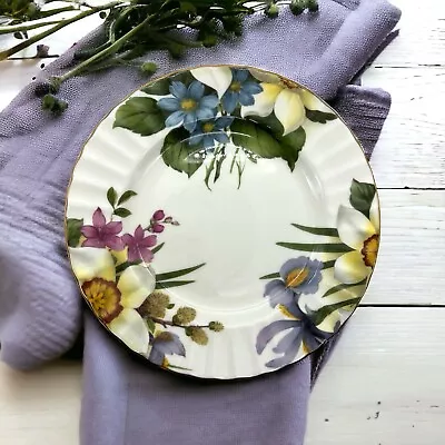 Buy Vintage Duchess Fine Bone China Butter Salad Plate Floral Made In England • 18.97£