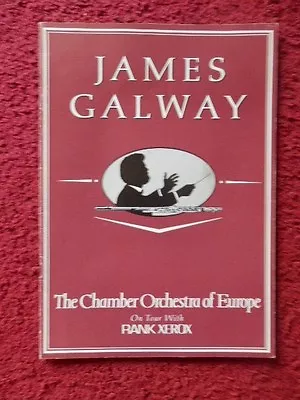 Buy James Galway Irish Flute Player  Autographed Programme • 29.99£