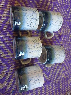 Buy Iden Sussex Pottery Small Mugs Espresso Hot Chocolate Amuse Bouche X5 7cm • 20£