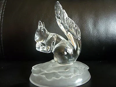 Buy SQUIRREL CRISTAL D'ARQUES GLASS  ORNAMENT CRYSTAL FIGURINE Vintage Rare -230 • 20£