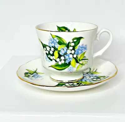 Buy Vintage Duchess Lily Of The Valley Bone China Cup And Saucer Bridal Breakfast • 33.70£