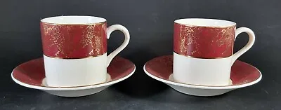 Buy Pair Of Midwinter Stylecraft Decorative Teacup And Saucer RED Classic Shape 2-60 • 12.73£