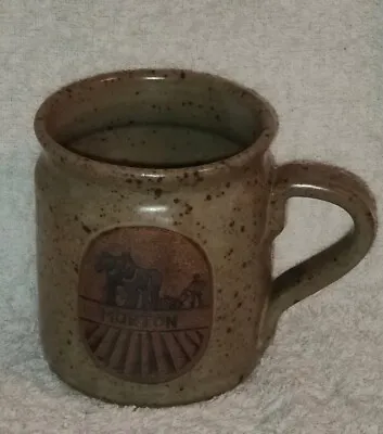 Buy Gerald & Lyn Grant Fangfoss Yorkshire Studio Pottery Mug Cup Murton (Farm) • 9.99£