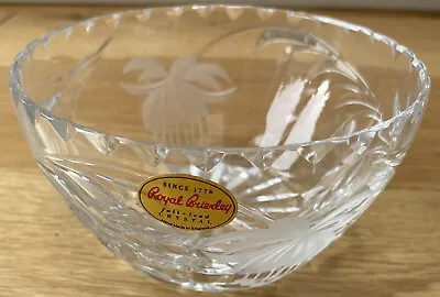 Buy Royal Brierley Crystal Sugar Bowl Fuchsia Design • 7£