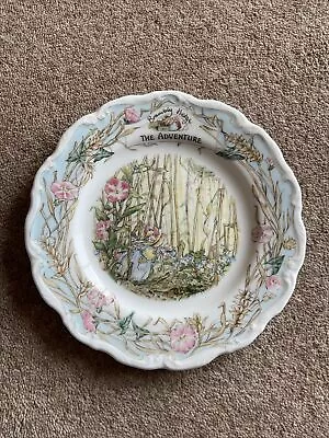 Buy Royal Doulton Brambly Hedge The Adventure Plate. Boxed. FREE POSTAGE. • 29.99£