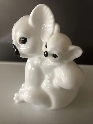 Buy Royal Osborne Koala Mother & Baby Joey Figure White Bone China MMR-2713 • 27.99£