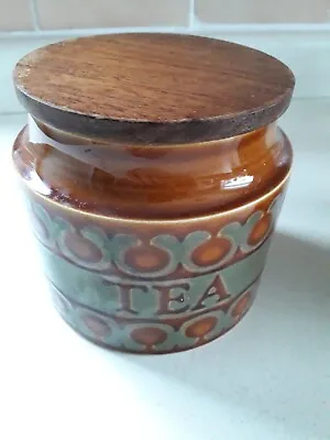 Buy Hornsea Pottery Bronte Tea Caddy Storage Jar Vintage • 16.50£