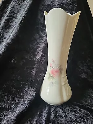 Buy Donegal Irish Parian China Vase Rose 17.5cm • 24£