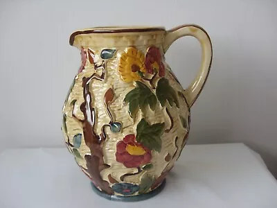 Buy H.J. Wood Indian Tree Pattern Hand Painted Large Jug Pitcher No. 585 • 10£