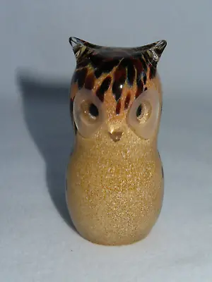 Buy Langham Glass Owl 3.25 Paperweight / Figurine / Hand Cooler - Paul Miller • 37.79£