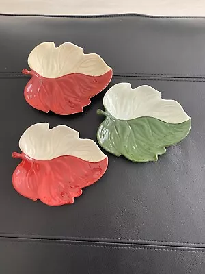 Buy Carlton Ware Australian Design Leaf 3 Dishes Never Been Used G • 9.90£
