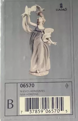 Buy Boxed Lladro Figurine New Horizon 6570 Inspiration Millennium Large 38cm Lady • 47.15£