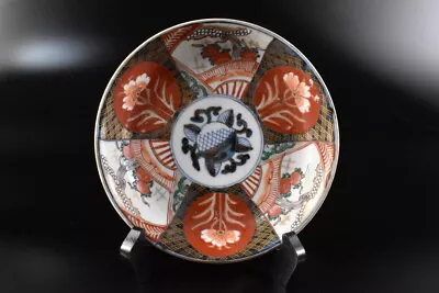 Buy F8302: Japanese Old Imari-ware Colored Porcelain Gold Paint PLATE/dish, Auto • 23.71£