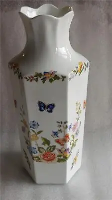 Buy A Large  AYNSLEY CHINA  Wild  Cottage Garden Vase  31cm High - • 12.98£