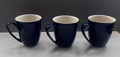 Buy DENBY Imperial Blue Mugs X 3 Stoneware Tea Coffee F • 26.99£