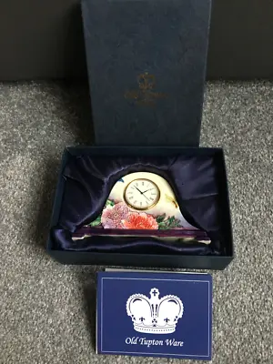 Buy Pretty Old Tupton Ware Ceramic Clock  Boxed • 8.95£