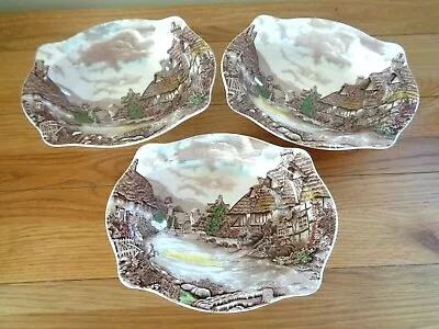 Buy Vintage Set Of 3 Johnson Bros 1974 Olde English Countryside Serving Dishes • 12£