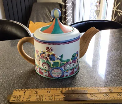 Buy Christopher Wren Circus Teapot By Staffordshire Fine China Tableware Handmade • 5.95£