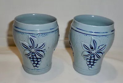 Buy Two Vintage German Stoneware Wine Cups • 17.35£