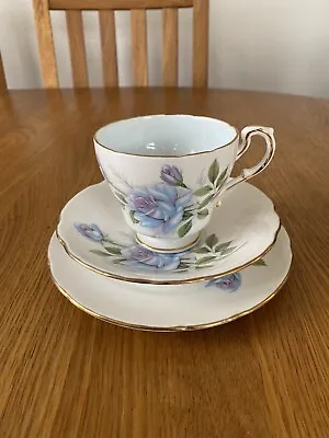 Buy Vintage Paragon China Blue Moon Tea Cup And Saucer • 25£