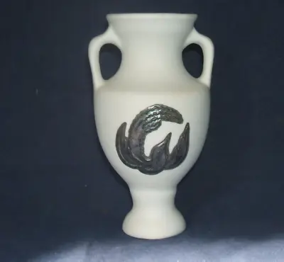 Buy Small  VINTAGE LIMOGES White Porcelain Pottery VASE Real Silver Bird Decoration • 4.99£