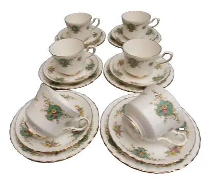 Buy Royal Stafford  Bone China True Love 6 Stunning Trios 18 Tea Cups Saucers Plates • 29.99£