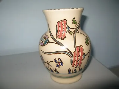 Buy Honiton Pottery Cream Colored Vase With Floral Design • 7.99£