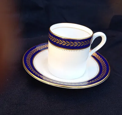 Buy Coalport  BLUE WHEAT Coffee Cup And Saucer [Demitasse} • 17.50£