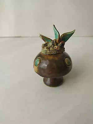 Buy Yare Designs Pottery Dragon On Mushroom Figurine • 20£