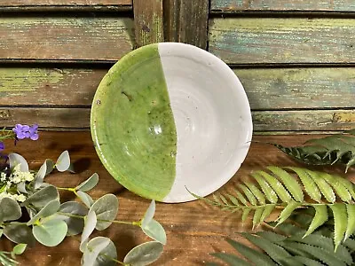 Buy Rustic Moroccan Green Glazed Tamegrout Bowl Plate Dish • 45£