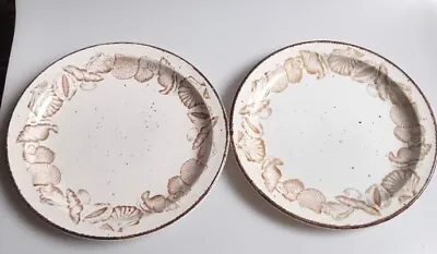 Buy 2 X Vintage Midwinter Seascape Dinner Plates 27 Cm Wide From The 1980's VGC • 20£